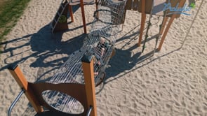 J5611-C® aires de jeux structures multi-activités / jeux multifonctions kanopé vidéo