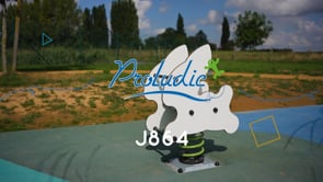 Zajko J864 detské ihriská dynamické herné zariadenia pružinové herné zariadenia video