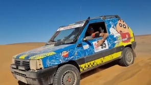 El premi al millor cotxe decorat de la Panda Raid ha estat pel vehicle escalenc