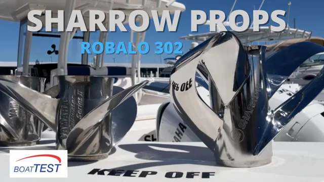 Sharrow Props on a Robalo R302
