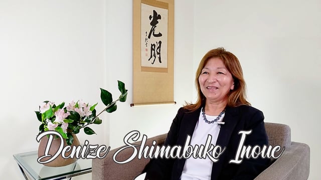 Capa do vídeo “Eu Caminho com Meishu-Sama por Denize Shimabuko Inoue - Igreja Tatuapé”