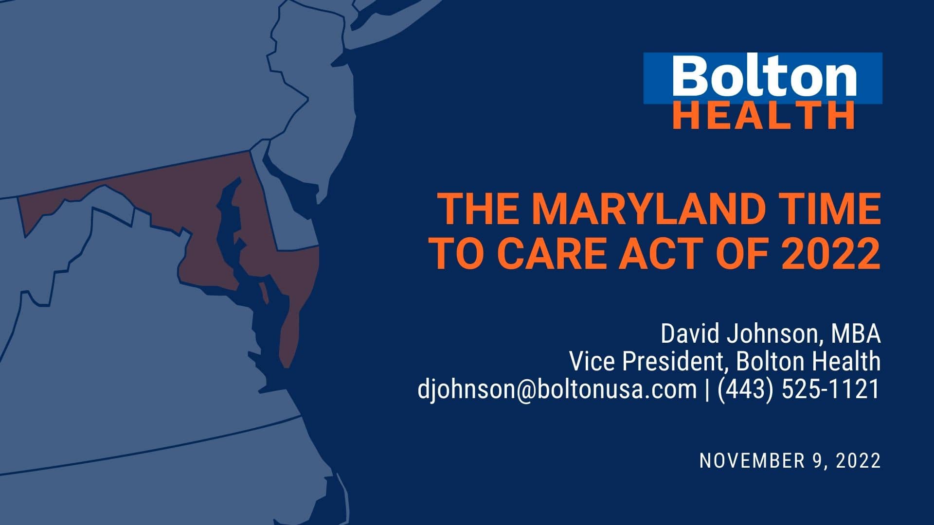 Bolton Webinar The Maryland Time to Care Act of 2022 on Vimeo