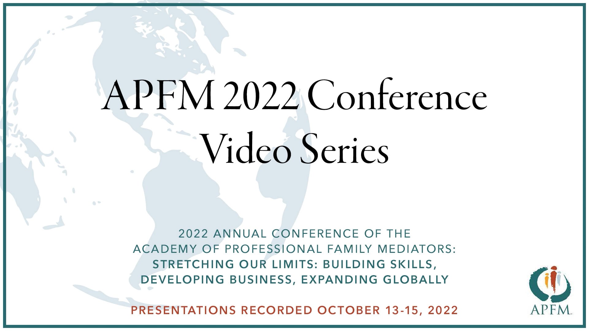 Watch APFM 2022 Conference Series Online | Vimeo On Demand on Vimeo