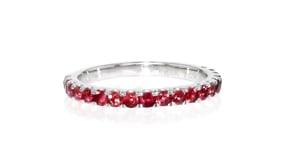 70 ct. t.w. Ruby Ring in Sterling Silver