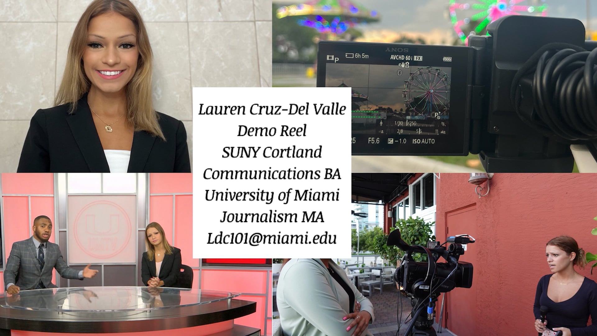 Lauren Cruz-Del Valle: Demo Reel