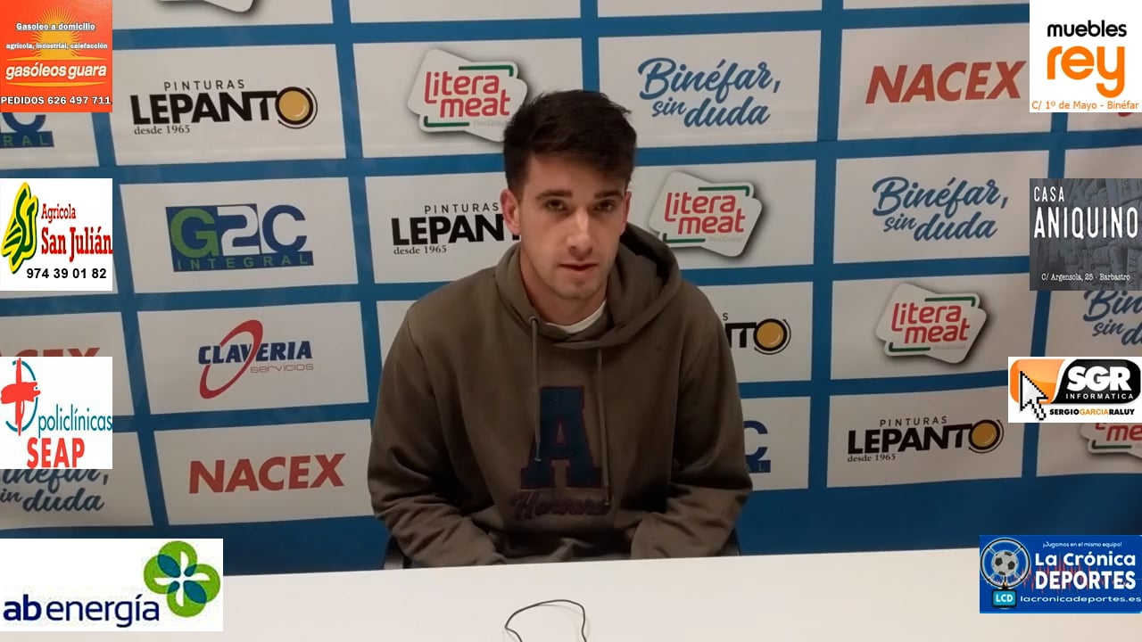 OLI (Jugador Illueca) CD Binéfar 0-1 Illueca / Jornada 10 / 3ª División