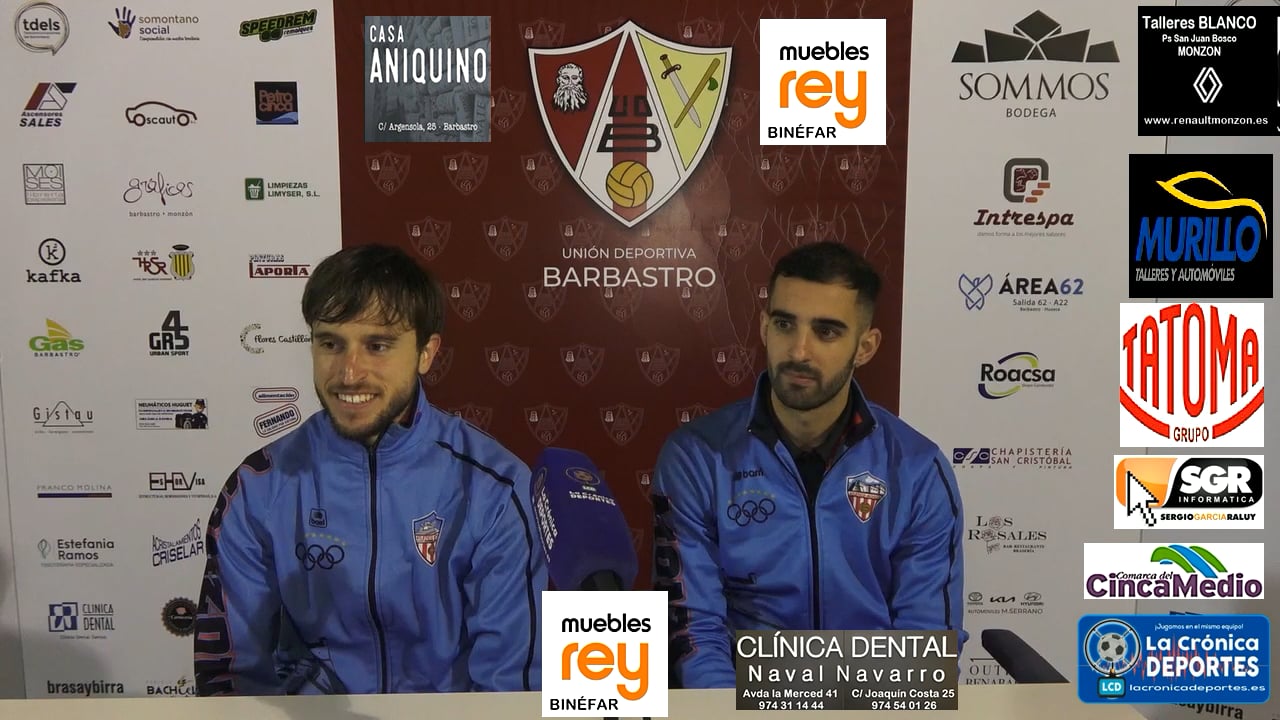 LASÚS y RAMOS (Jugadores Monzón) "El Derbi" UD Barbastro 0-0 AT Monzón / Jornada 10 / 3ª División