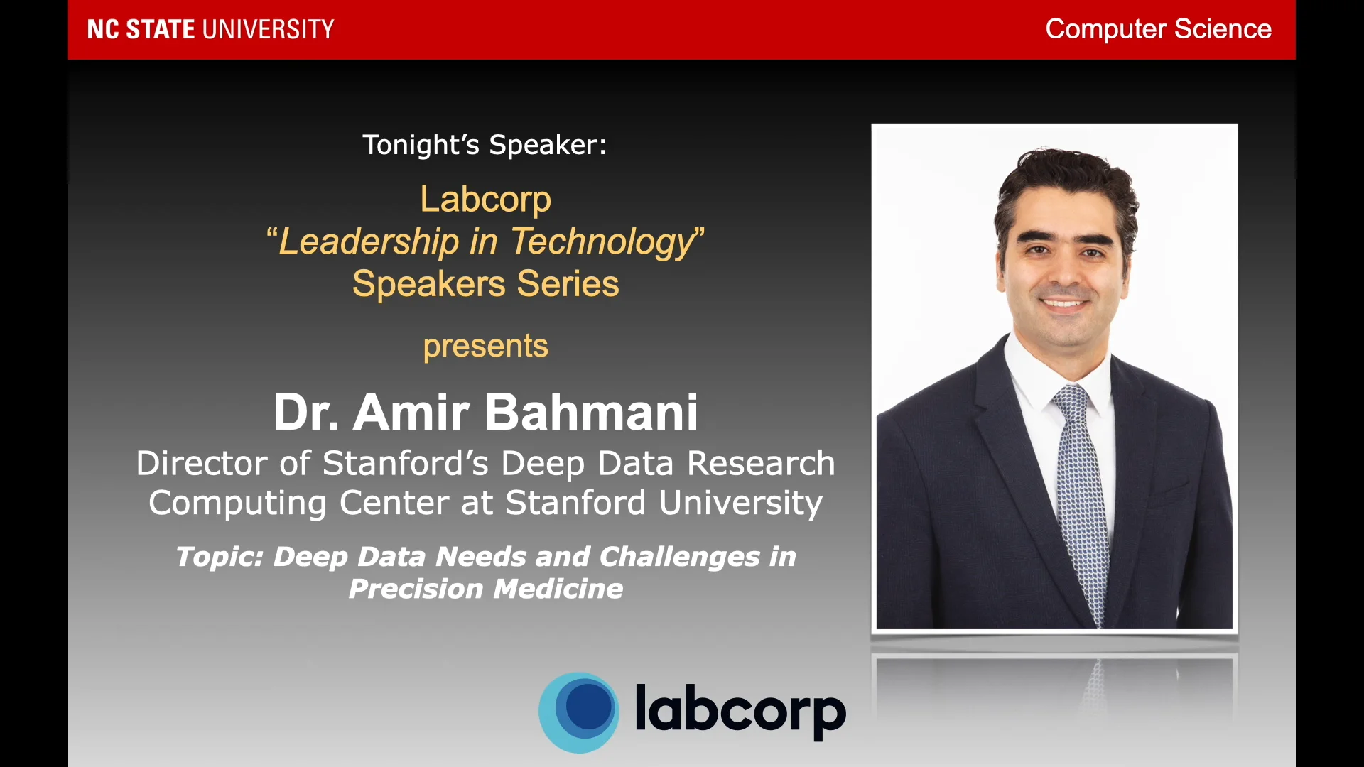 Labcorp Presentation Dr. Amir Bahmani on Vimeo