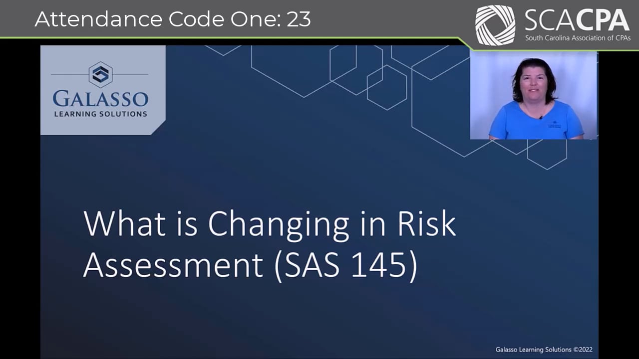 Risk Assessment Effective 2023 (SAS 145) (LIAA26/23, LIAA29/23)