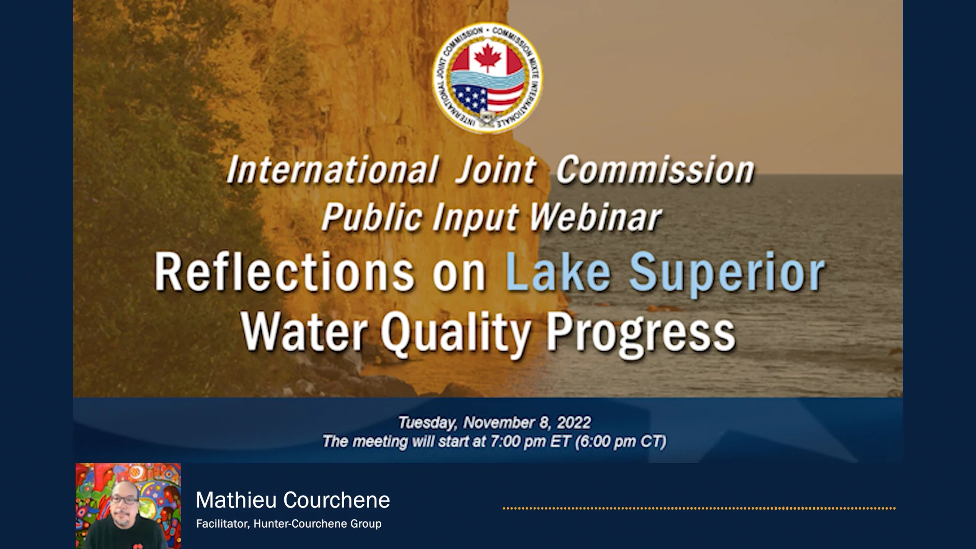 IJC Public Input inar Reflections on Lake Superior Water Quality