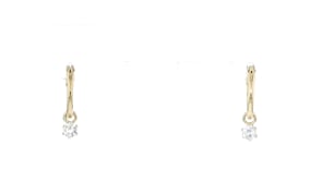 Childs .20 ct. t.w. CZ Hoop Earrings in 14kt Yellow Gold