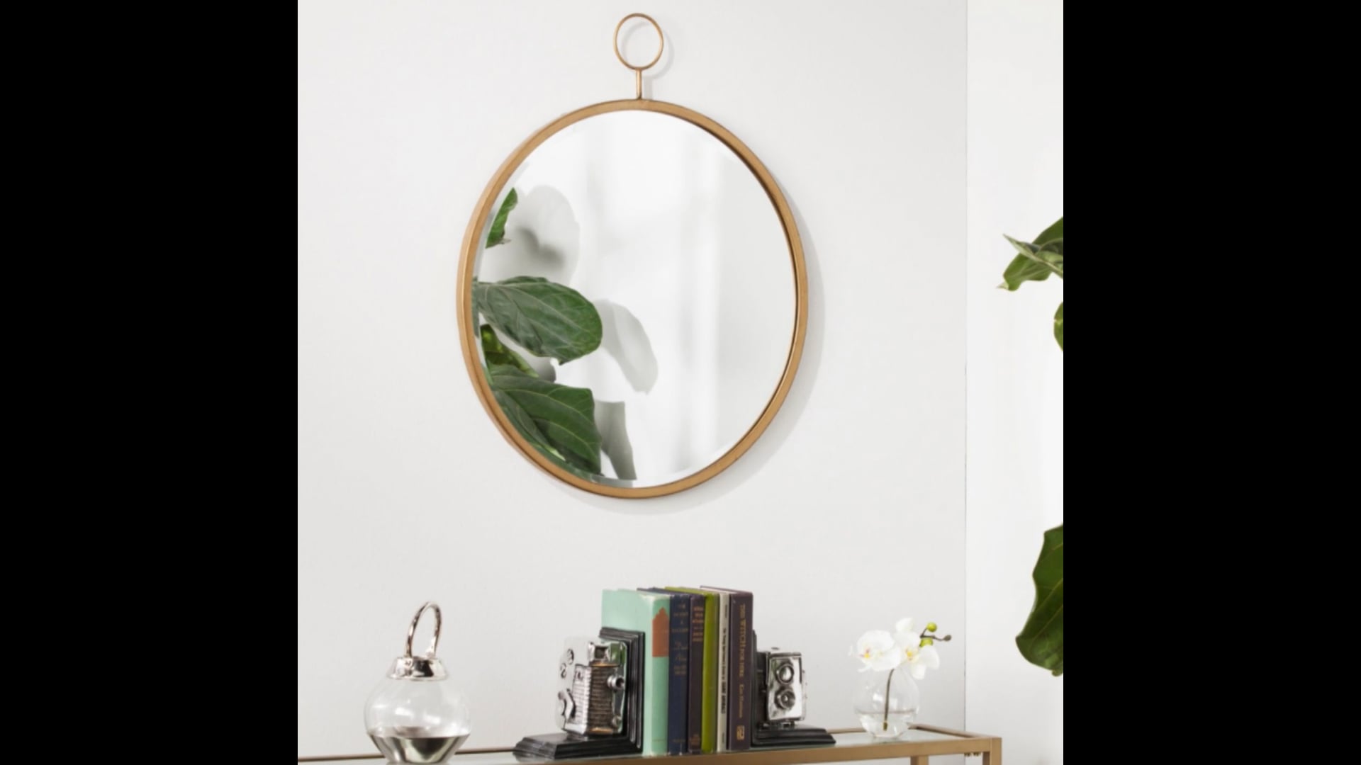 Rayonier Decorative Wall Mirror, Antique Bronze Contemporary Wall  Mirrors by SEI Furniture Houzz