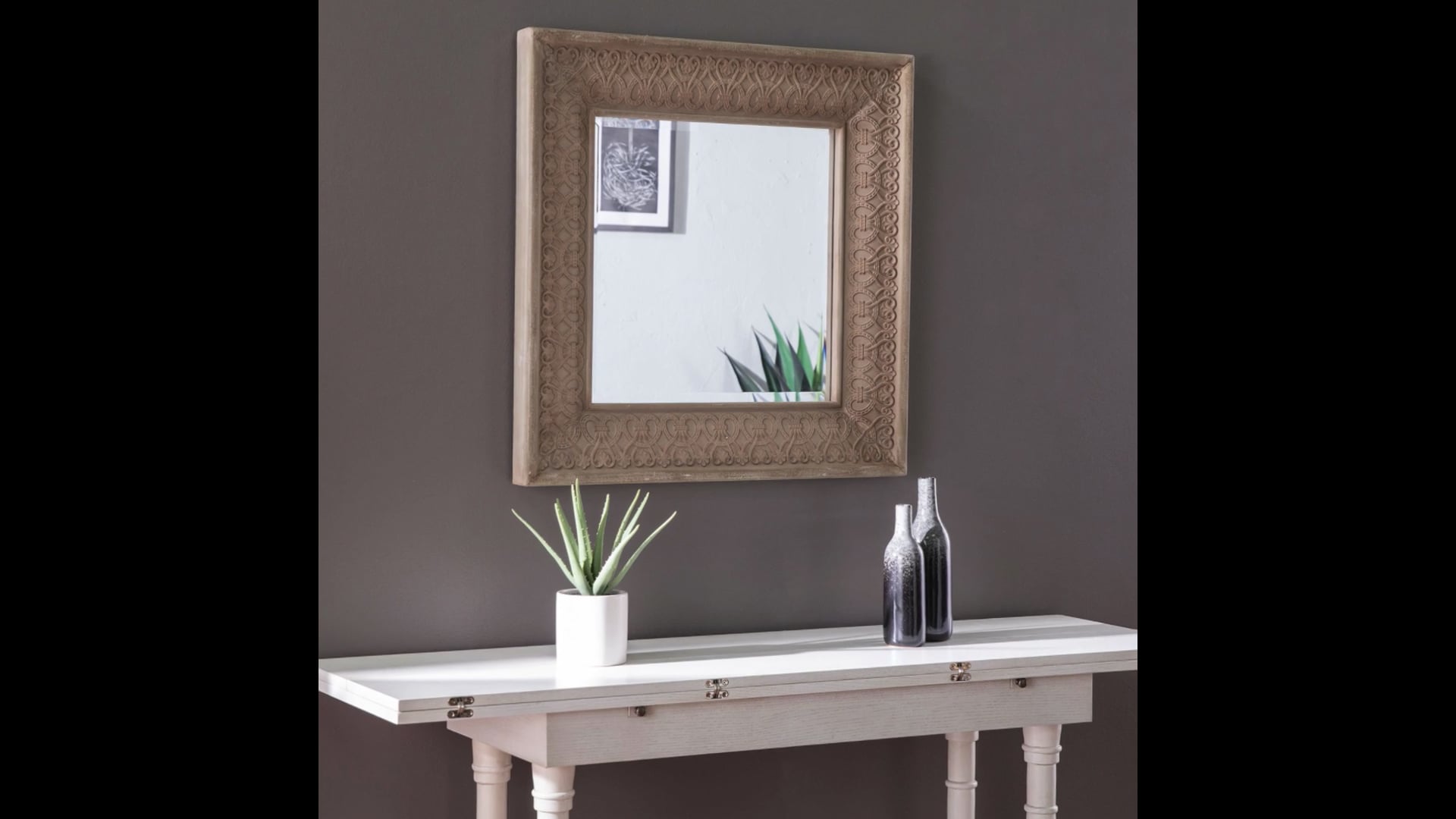 Turvey Decorative Wall Mirror French Country Wall Mirrors by SEI  Houzz