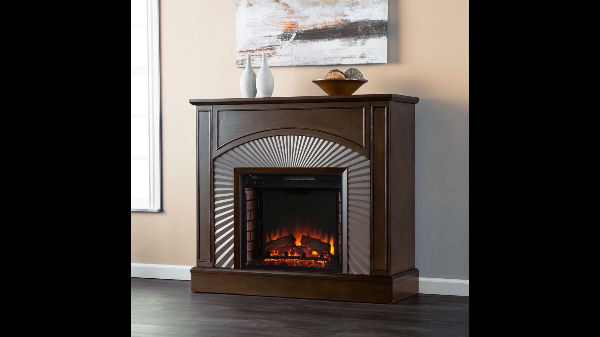Shelby Freestanding Electric Fireplace