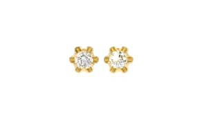 Childs .14 ct. t.w. Diamond Stud Earrings In 14kt Yellow Gold