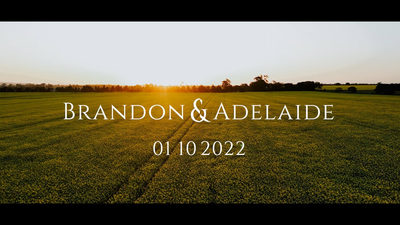 Rocklea Farm Wedding Video, Melbourne - Adelaide and Brandon