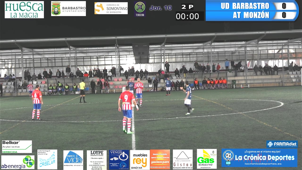 (RESUMEN DE EL DERBI) UD Barbastro 0-0 AT Monzón / Jornada 10 / 3ª División