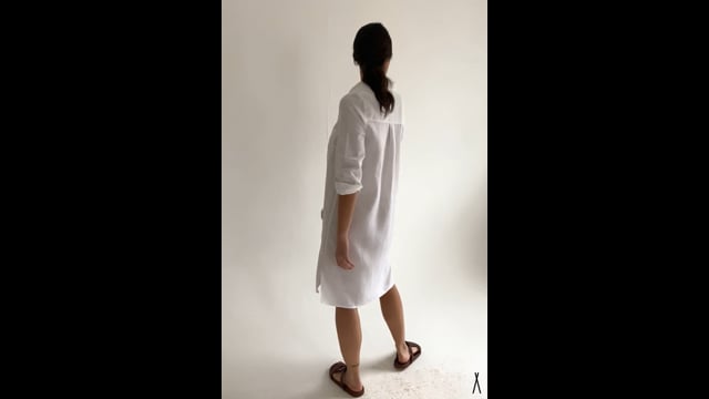 Camisão Linho Off White