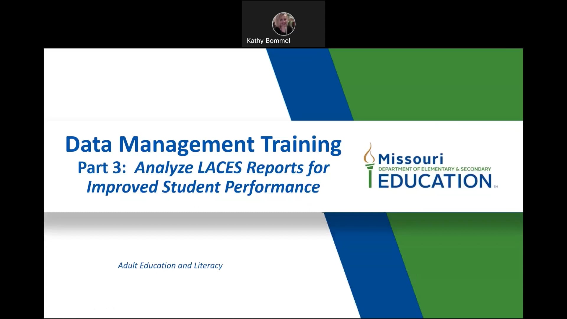 Part 3 - Analyze LACES Reports for Improved Student Performance on Vimeo