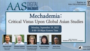 Association for Asian Studies Panel on Mechademia