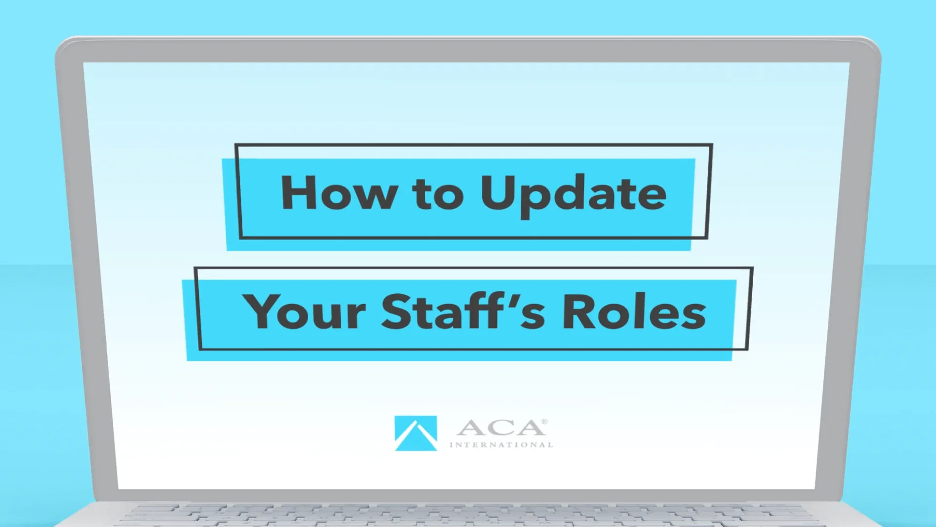 How to Update Your Staff's Roles