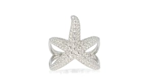 Sterling Silver Starfish Ring