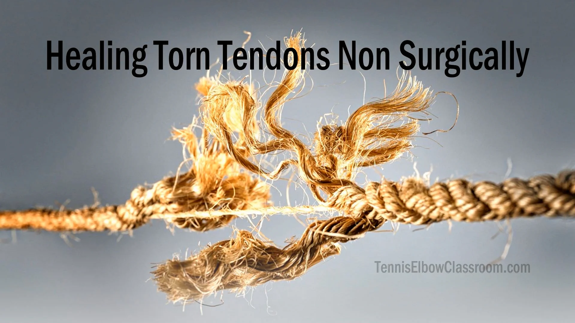 Can You Heal A Torn Tendon Non Surgically? (Golfer's Or Tennis Elbow)