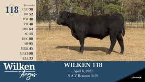 Lot #118 - WILKEN 118