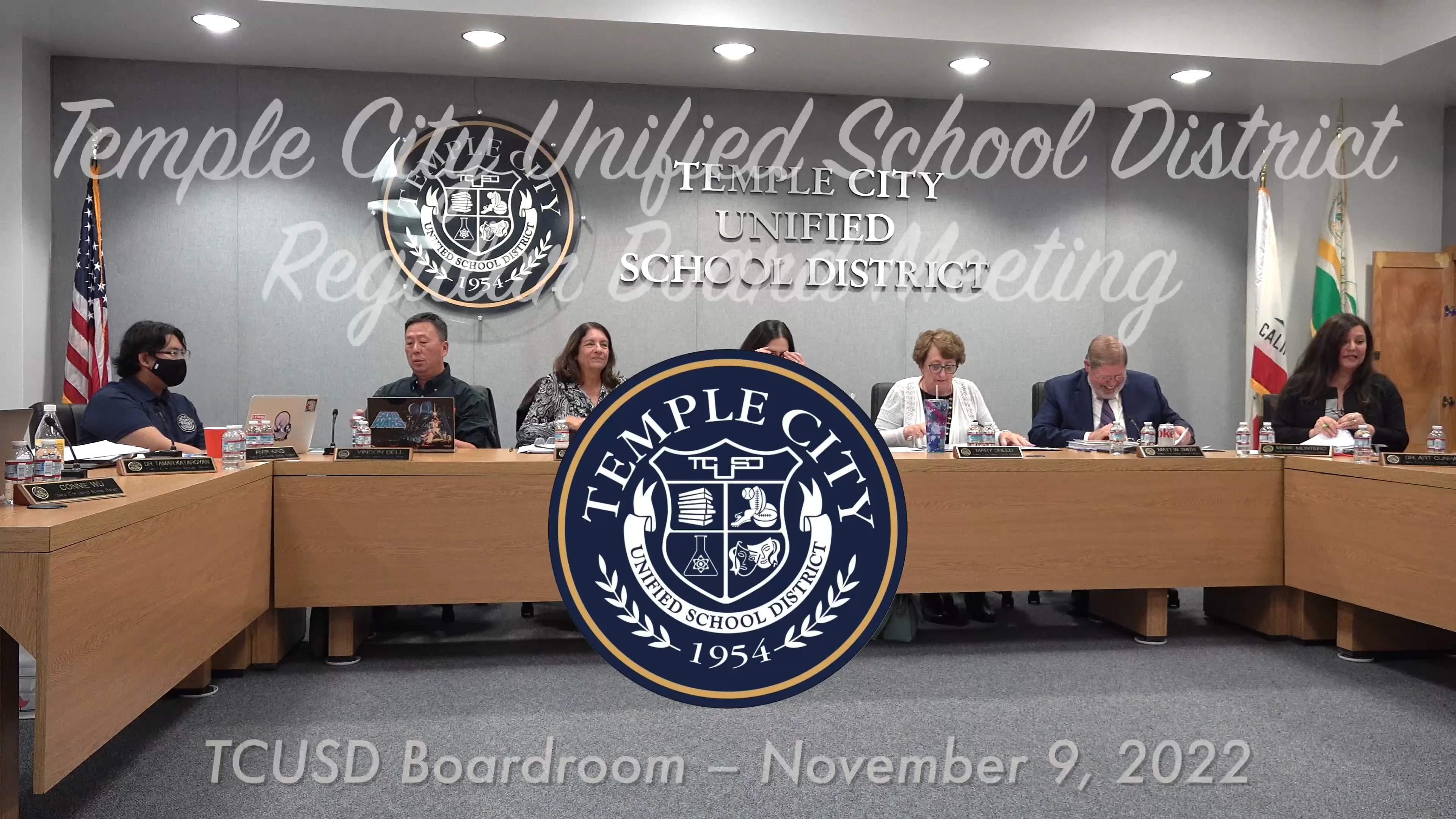 November 9, 2022 Temple City Unified School District Governing Board