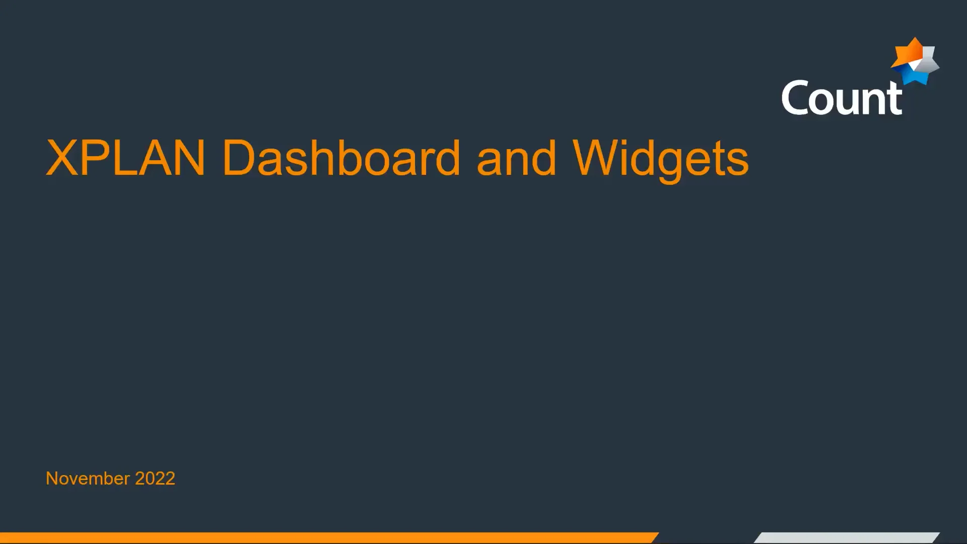 XPLAN Dashboard & Widgets on Vimeo
