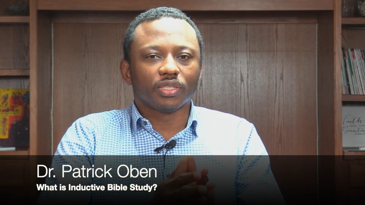 What is inductive bible study on vimeo