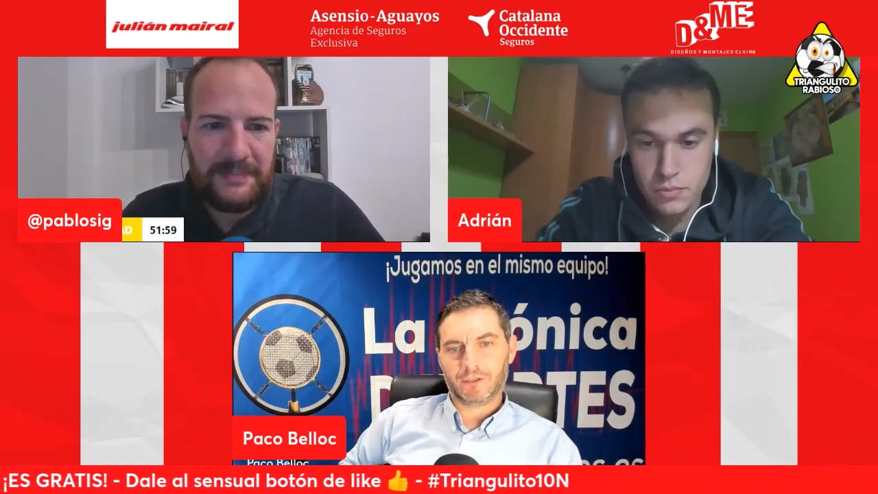 (Jornada 10 - 3ª División) TERTULIA UD BARBASTRO / Fuente: Canal YouTube El Triangulito Rabioso