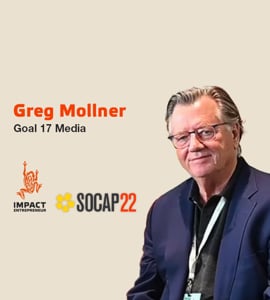 Greg Mollner of Goal 17 Media at SOCAP22