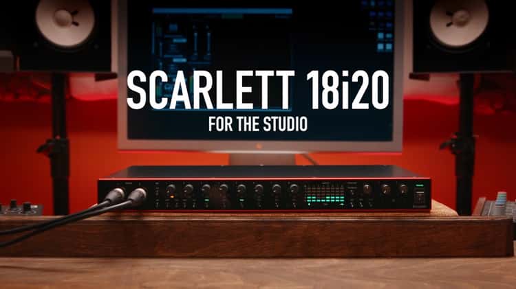 Focusrite Scarlett 18i20 3rd Gen USB Audio Interface