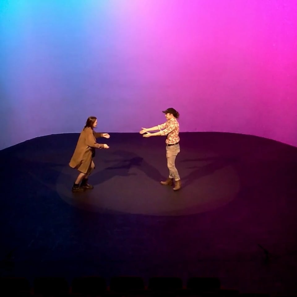 Samuel romantically proposes at the Lakeside Theatre