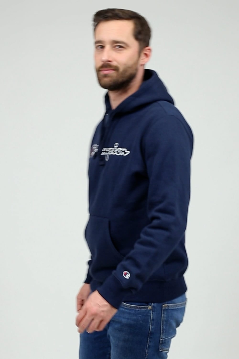 Champion sweater dark blue store 805