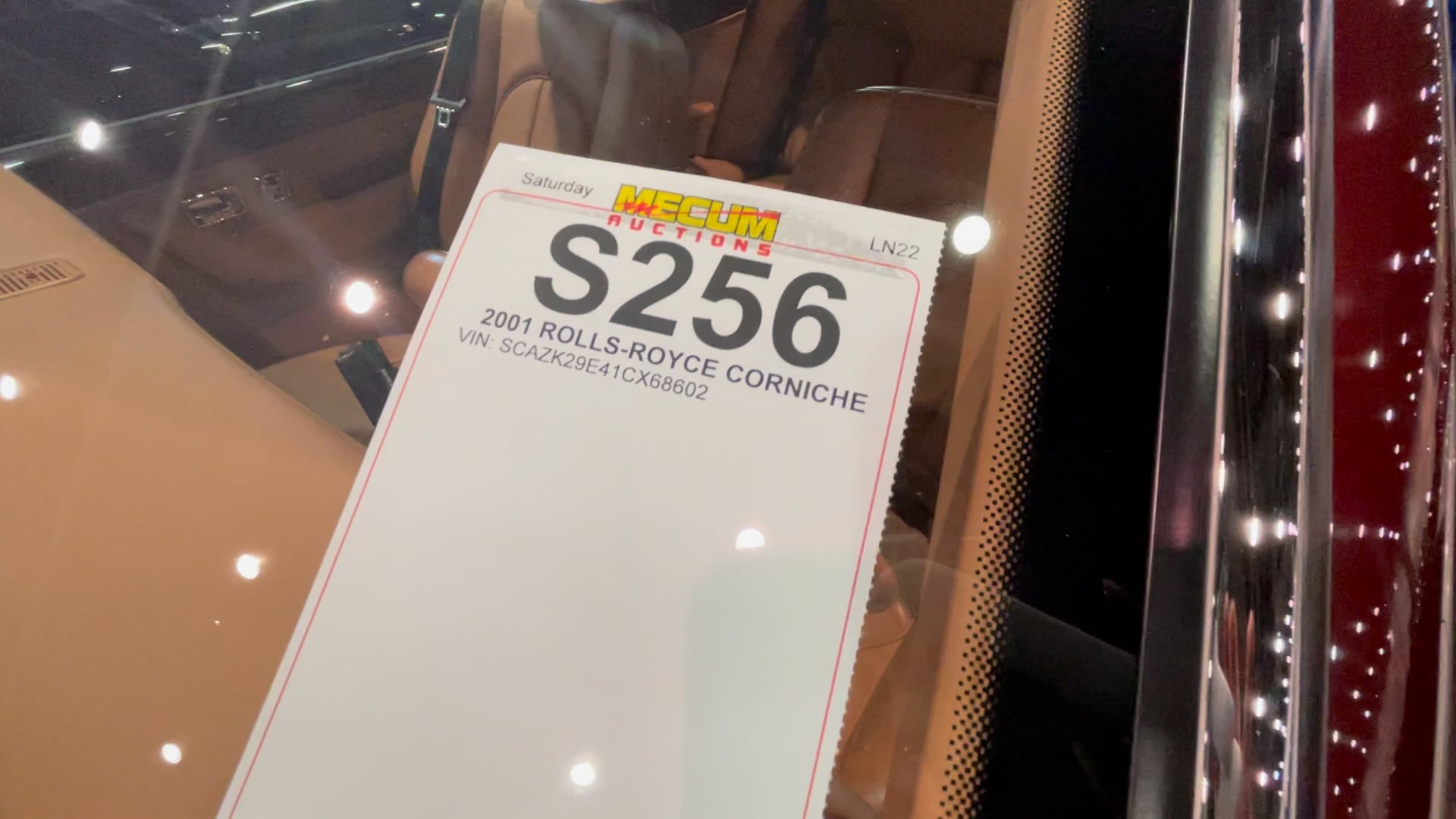 2001 Rolls-Royce Corniche Convertible | S256 | Las Vegas 2022