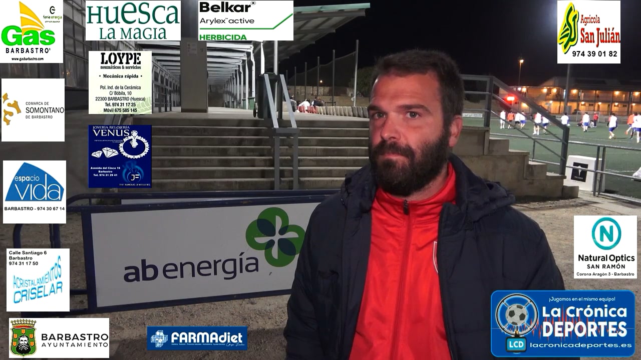 LA PREVIA / UDB Somontano - UD San Esteban / JOSEMI (Entrenador Barbastro B Somontano) Jornada 9 / 2ª Regional - Gr 2-2