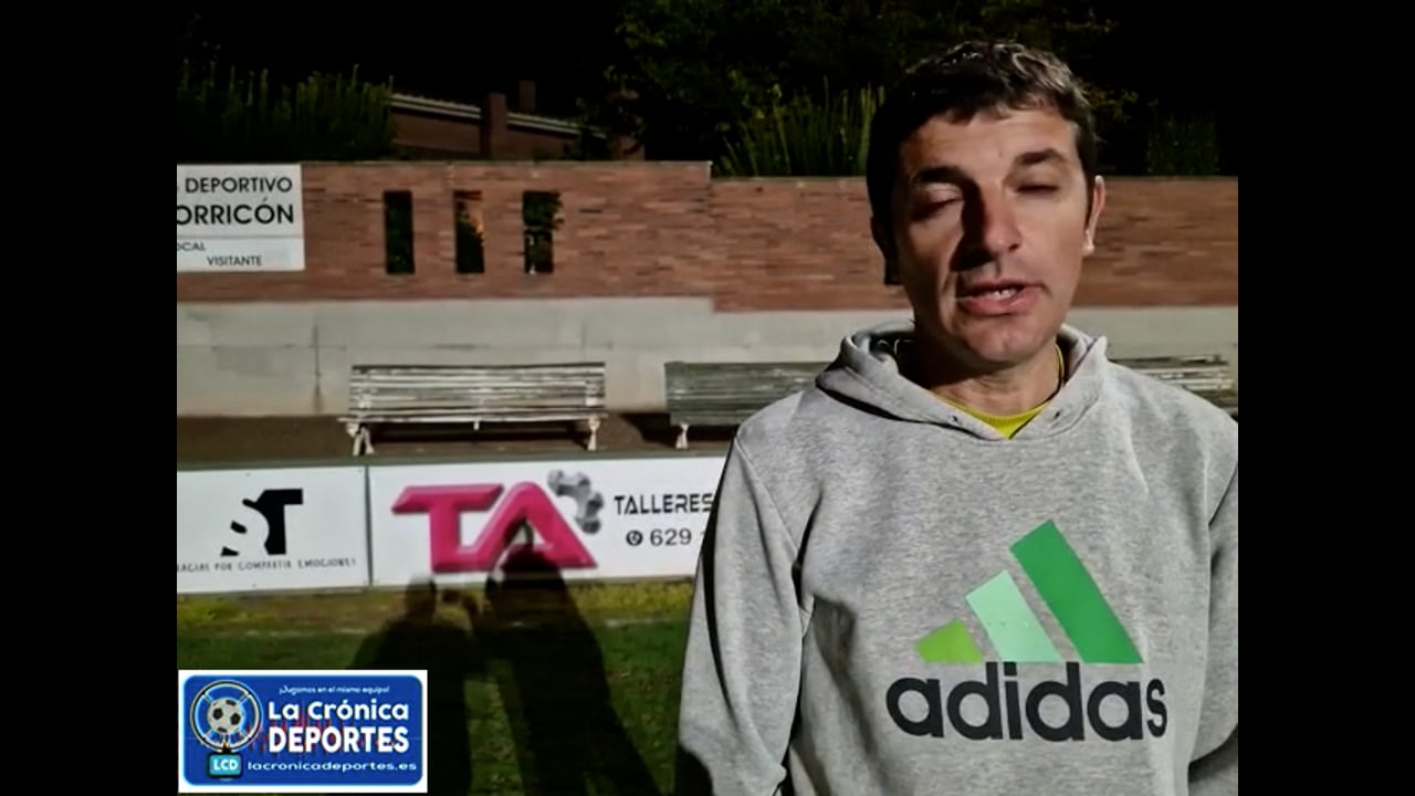 LA PREVIA / CD Altorricón - CF Jacetano / ROMÁN PANADERO (Entrenador Altorricón) Jornada 7 / Regional Preferente Gr 1 / Fuente: CD Altorricón