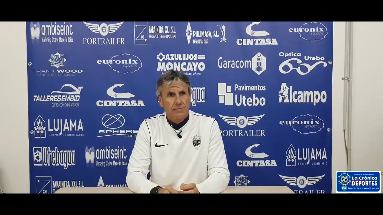 LA PREVIA / Utebo FC - AD Mérida / JUAN CARLOS BELTRÁN (Entrenador Utebo) Copa del Rey / Fuente: Utebo FC
