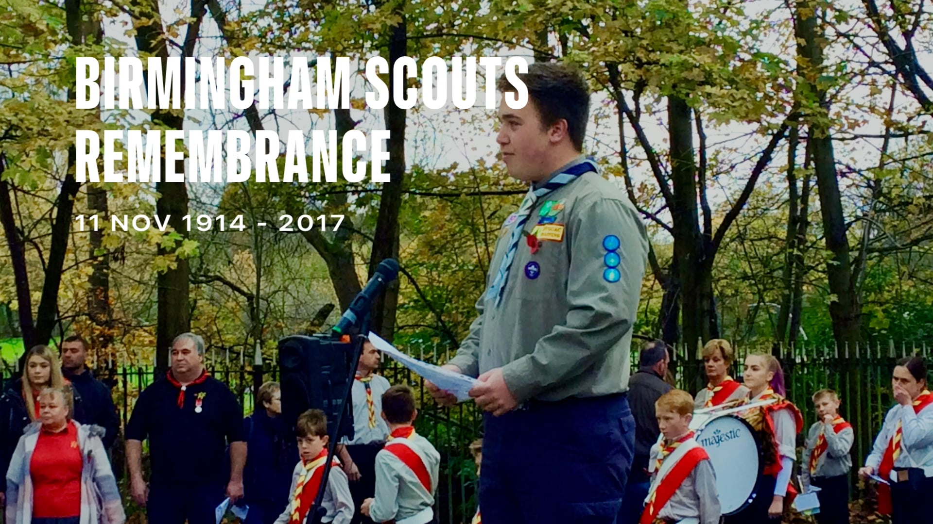 Birmingham Scouts Remembrance on Vimeo