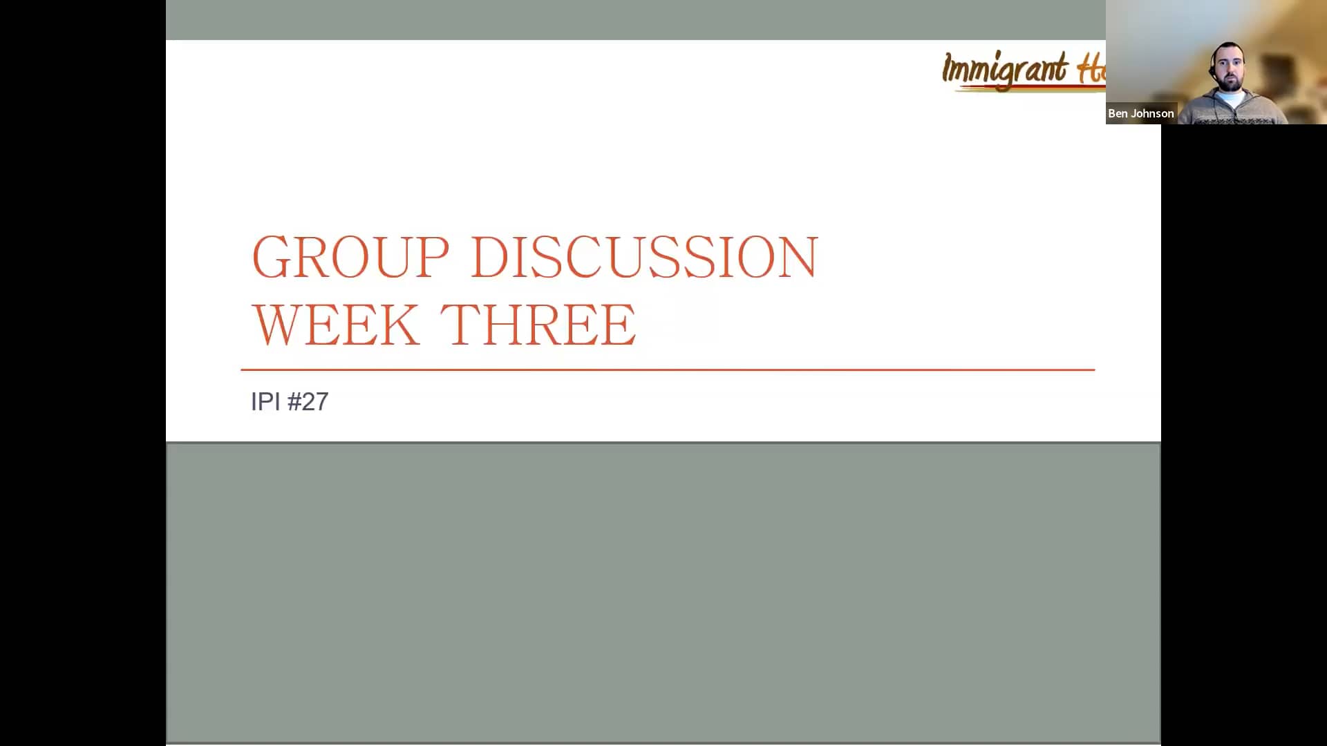 discussion-group-3-week-3-ipi-27-on-vimeo