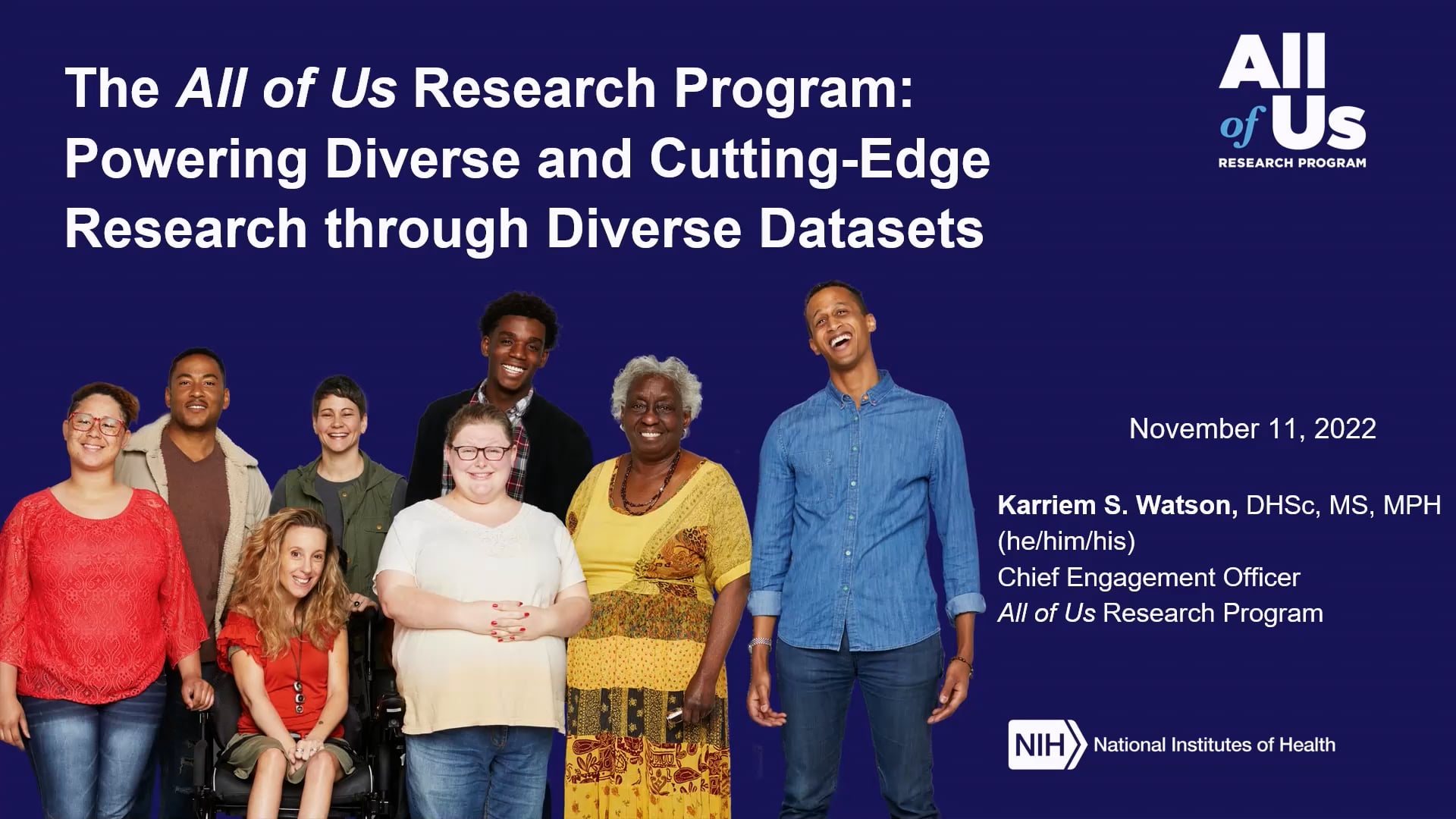 Session 6 the all of us research program powering diverse and cutting