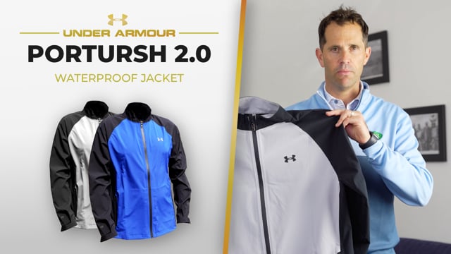 Review, Under Armour Portrush 2.0 Rain Jacket, Michael Davis - PGA  Professional