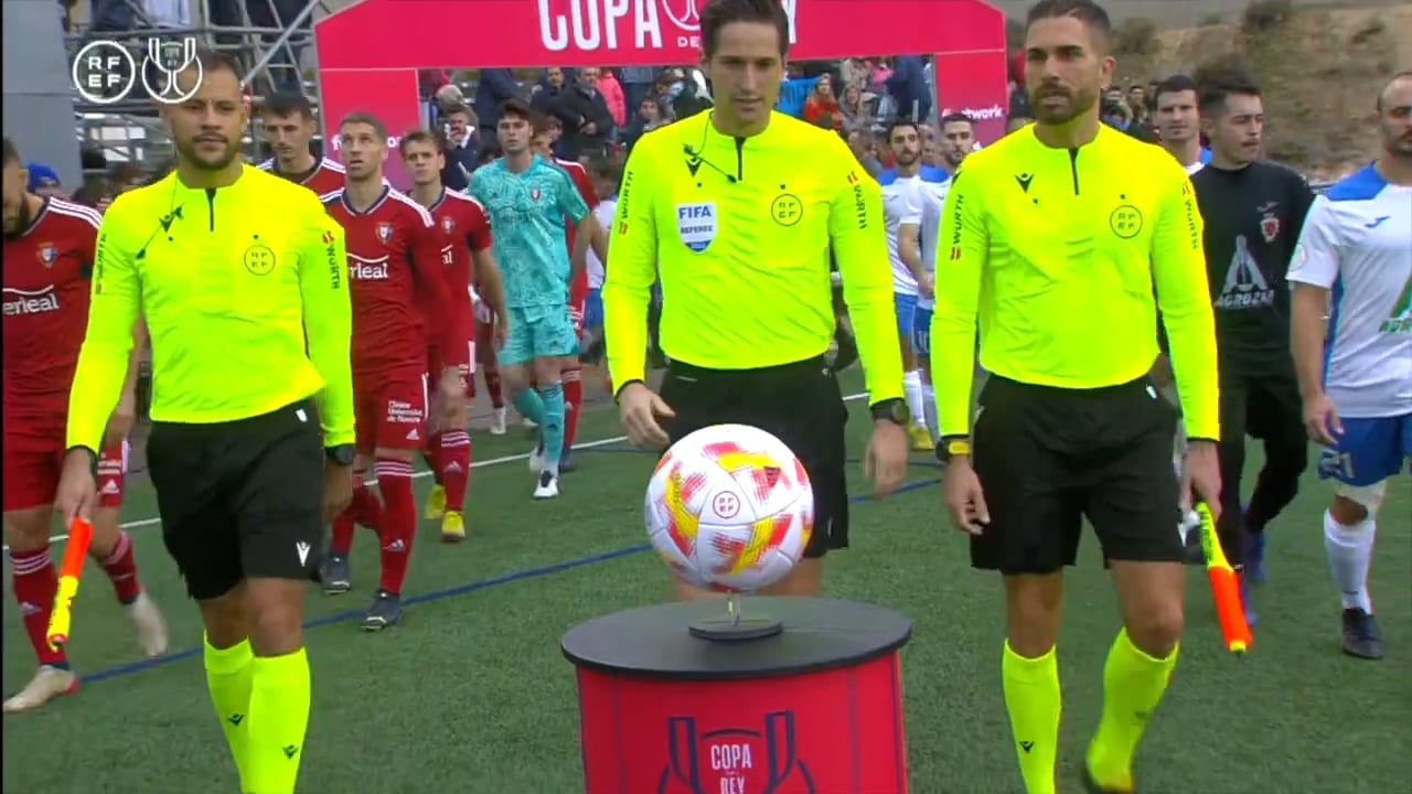 (RESUMEN Y GOLES) CD Fuentes 1-4 CA Osasuna / Primera Ronda Copa del Rey / Fuente: Real Federación Española de Fútbol