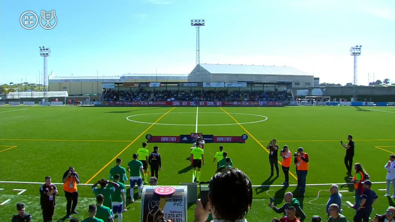 (RESUMEN Y GOL) CD Diocesano 1-0 Real Zaragoza / Primera Ronda Copa del Rey / Fuente: Real Federación Española de Fútbol