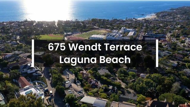 Video walkthrough — Wendt Terrace Laguna Beach, Orange County, CA real estate video