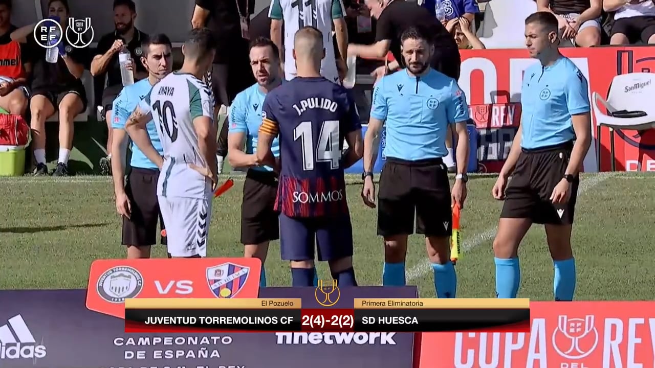 (RESUMEN Y GOLES) Juventud Torremolinos CF 2-2 SD Huesca / Primera Ronda Copa del Rey / Fuente: Real Federación Española de Fútbol