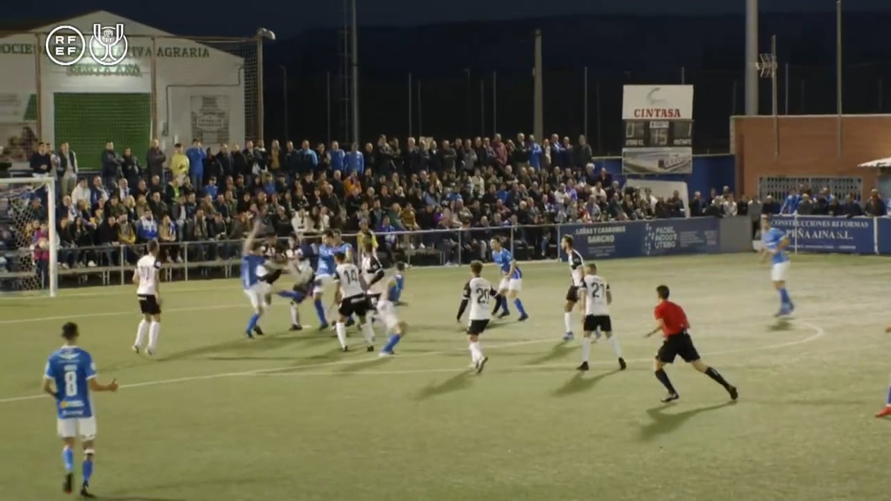 (RESUMEN Y GOLES) Utebo FC 2-2 AD Mérida / Primera Ronda Copa del Rey / Fuente: Real Federación Española de Fútbol