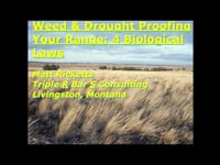 Matt Ricketts on Weed and Drought Proofing